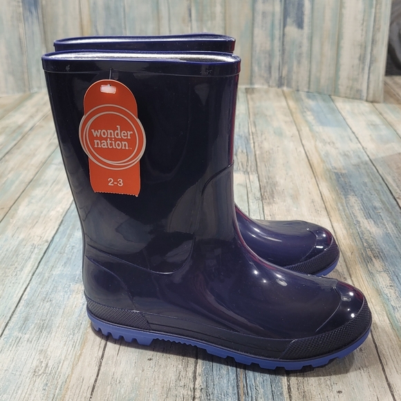 Wonder Nation Boy's  Rain Boots - Picture 3 of 7